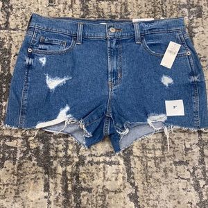 Denim shorts. Brand new. Size 6